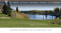 Desktop Screenshot of canyonmeadowsgolf.com