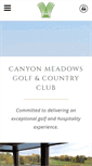 Mobile Screenshot of canyonmeadowsgolf.com
